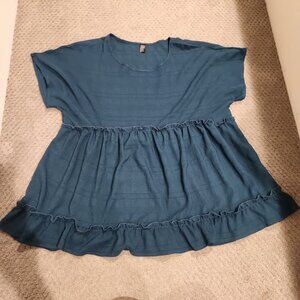 NEW Emery Rose Green Blouse. 1XL